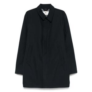 PEUTEREY Men's Classic Single-Breasted Raincoat Men BLUE Outerwear